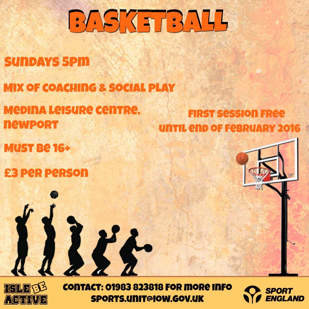 Basketball poster Brighstone CE Primary School