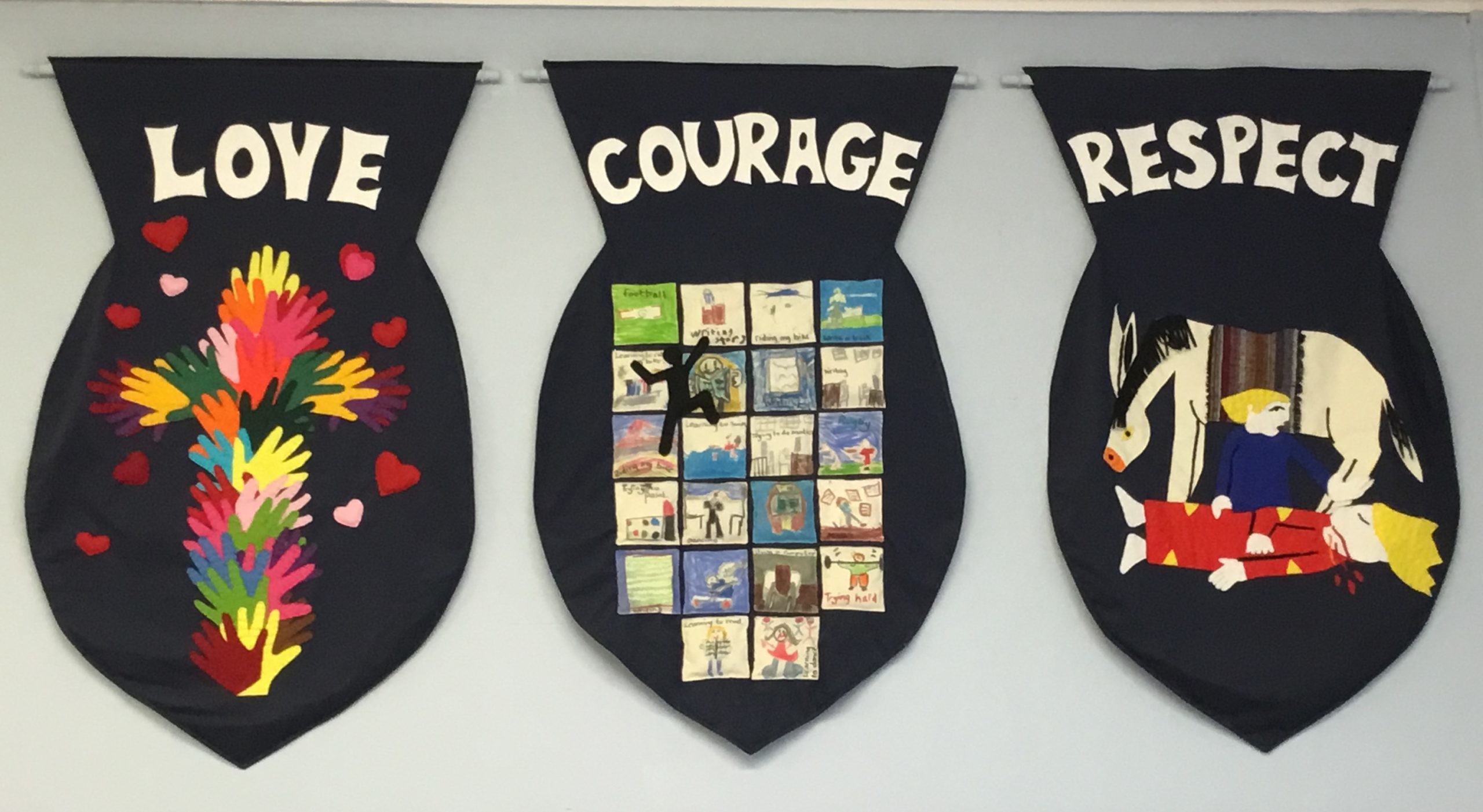 School values shields